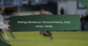 Rodrigo Bentancur: Personal history, Early career, Family